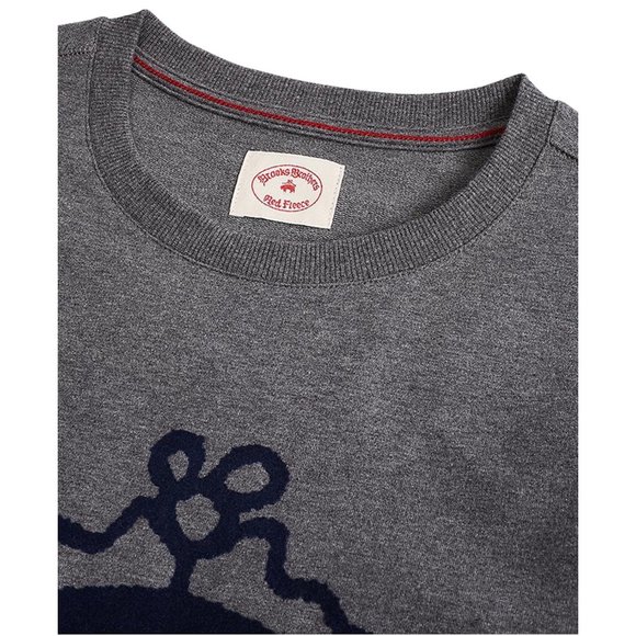 Brooks Brothers Red Fleece French Terry Sweatshirt - Picture 3 of 9